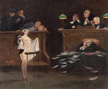 GASTON HOFFMANN (1883-1977) Disorder in the Court.